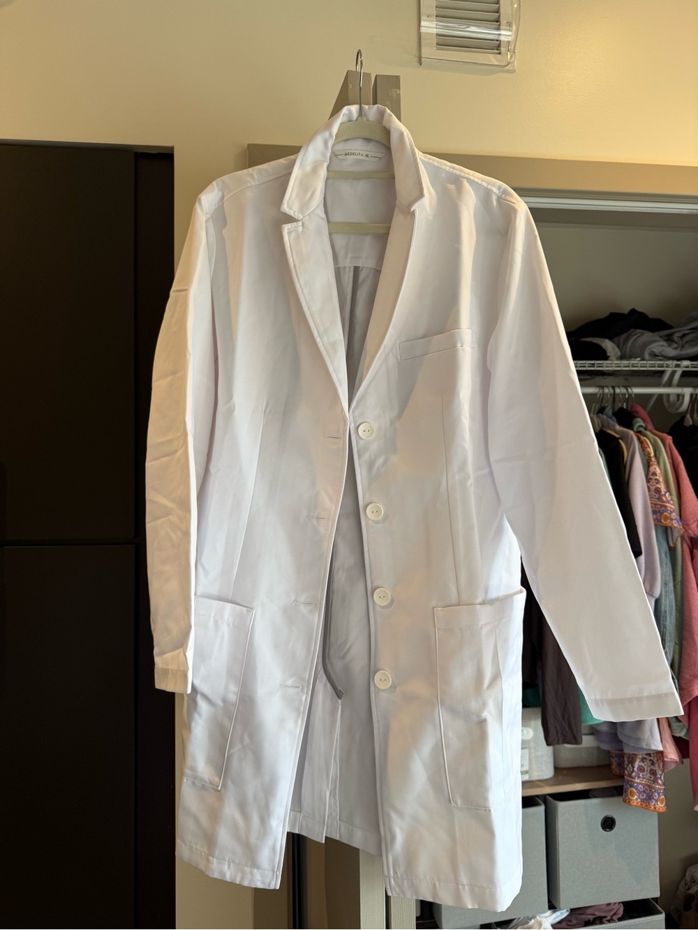 Women's White medical Lab white Coat Jacket